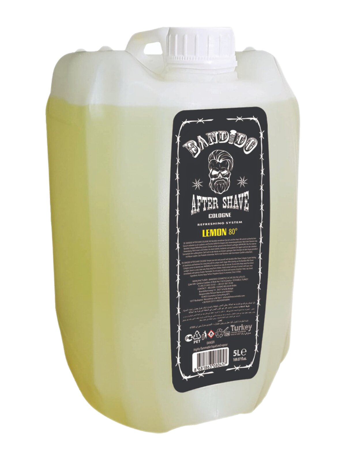 Bandido Lemon - Kolínska voda po holení 5 l